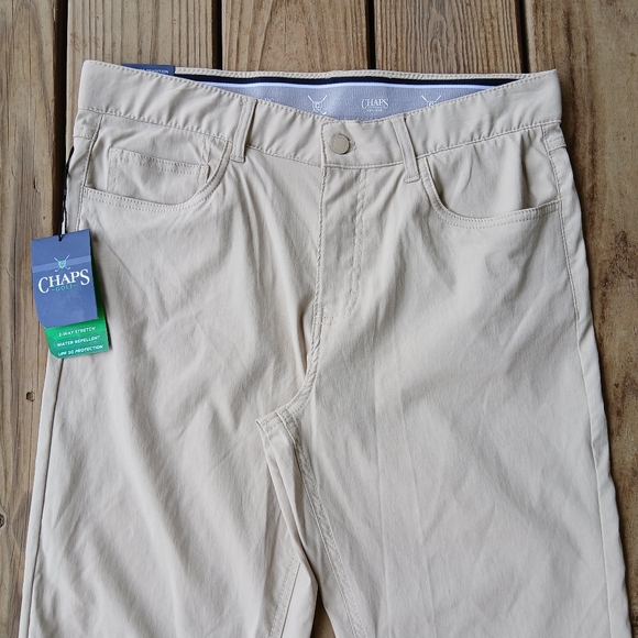 NWT Chaps flex golf pants color fossil mens size 32/30 - Picture 4 of 11